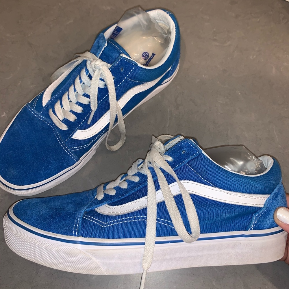 Electric blue vans